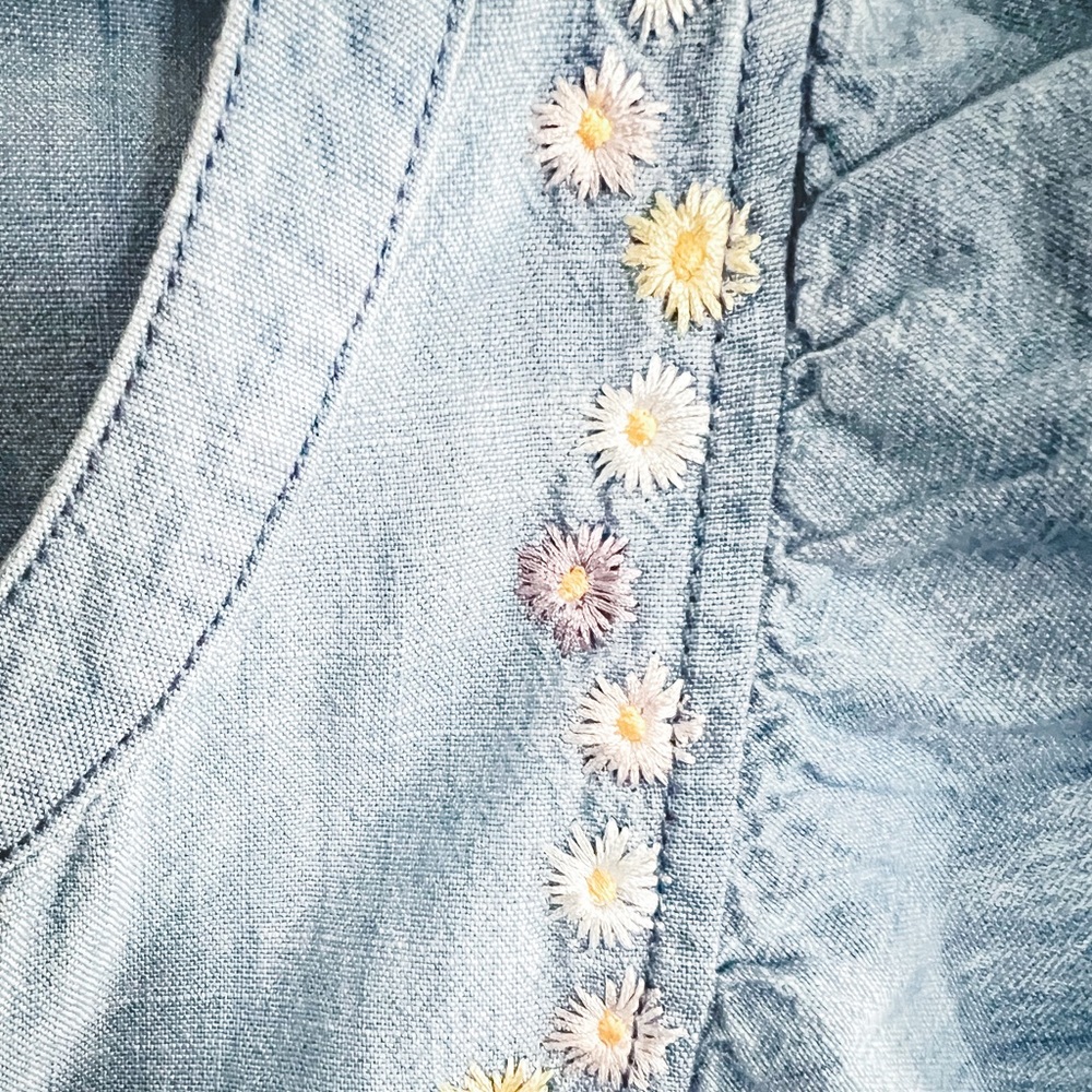 Madewell Ruffle Top - Size S - Picture 3 of 4